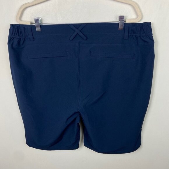 NEW Mack Weldon Performance Technical Shorts True Navy Blue Flex Size XXL Radius - Picture 16 of 16